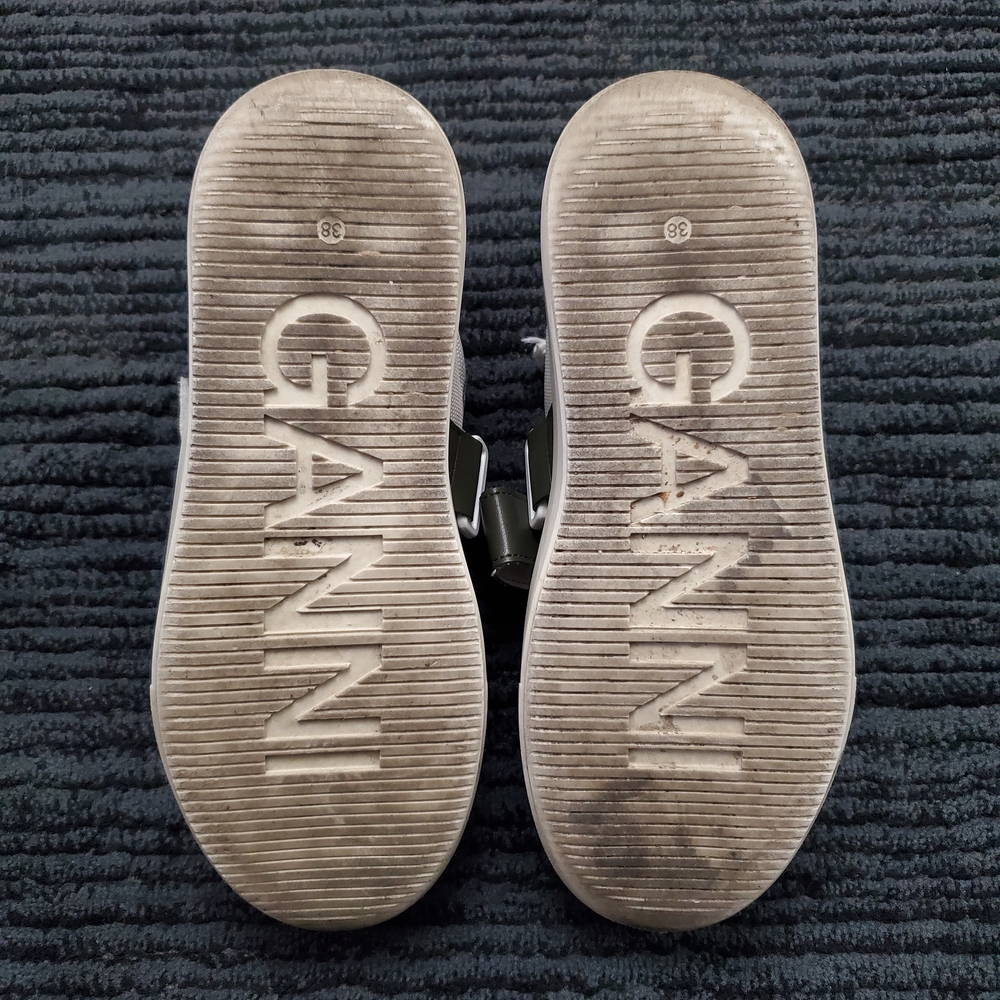 GANNI Size 38/8US Green/White
Sporty Mix Distressed Platform Low Top Sneakers - Picture 8 of 8